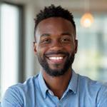 Portrait of Marcus Reed, Customer Experience Manager, with an approachable smile.