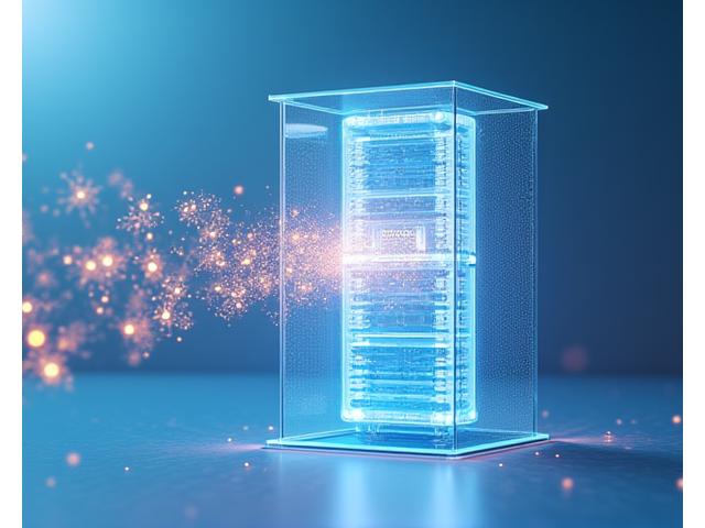 Abstract illustration of data bits flowing securely into a locked vault, representing information collection and security.
