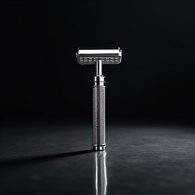 Zenith Executive Safety Razor in polished chrome.