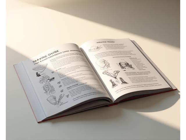 An open, beautifully designed Zenith Blade Shaving Guide booklet, showing clear illustrations of shaving techniques.