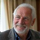 Thoughtful, warm looking older gentleman, David C., enjoying a morning with a fresh shave