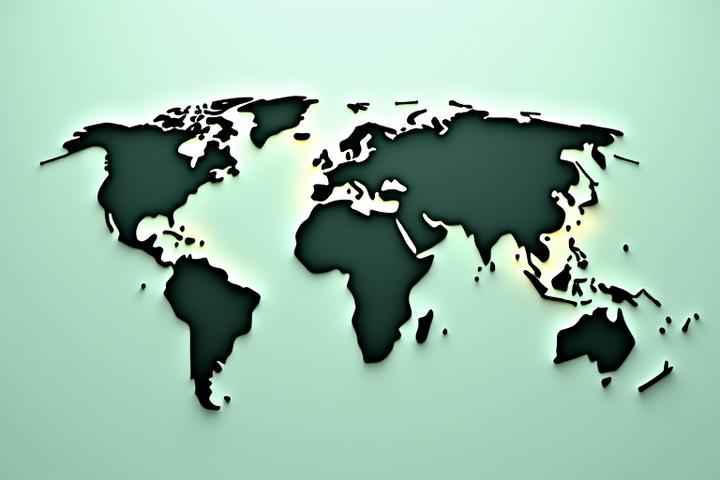 Illustration of a global supply chain with interconnected nodes, highlighting responsible sourcing points and ethical certifications.